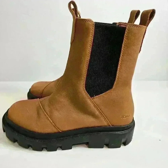 TOMS - Womens Rowan Boots Women Size 7 Chunky Y2K - Picture 3 of 6
